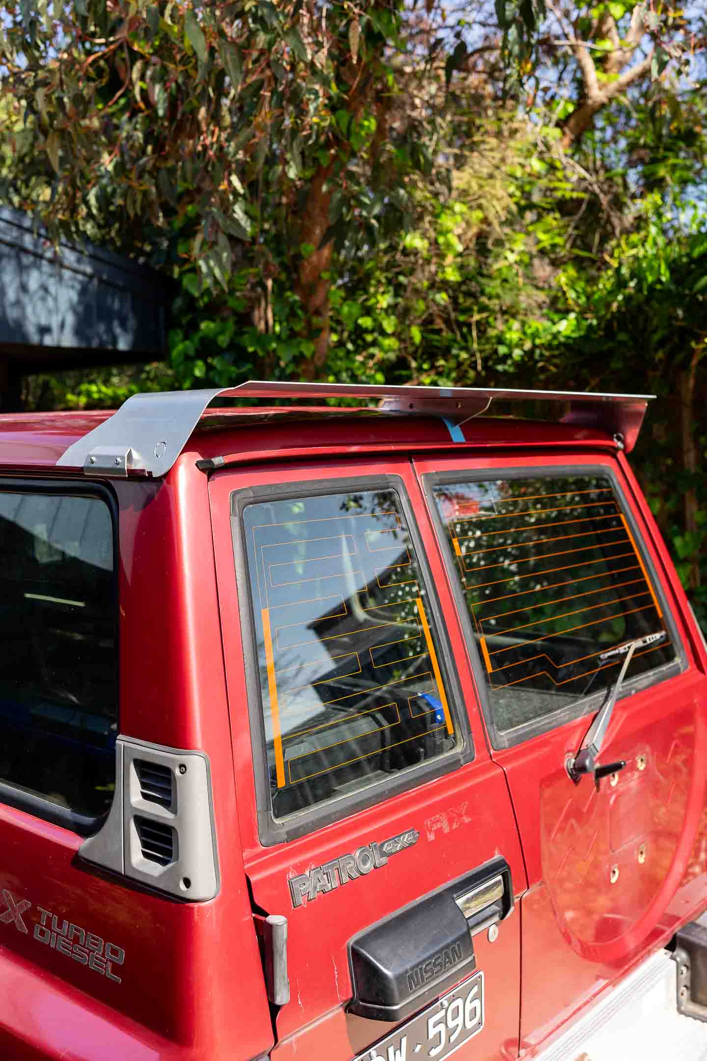 Nissan Y60 GQ Patrol Baja Roof Wing