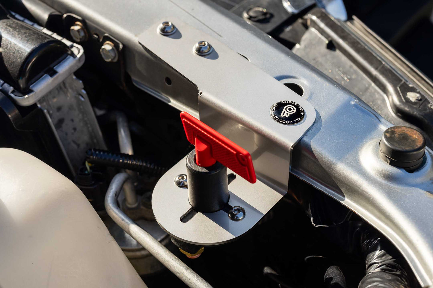 Nissan Y61 GU Patrol Winch Isolator Bracket