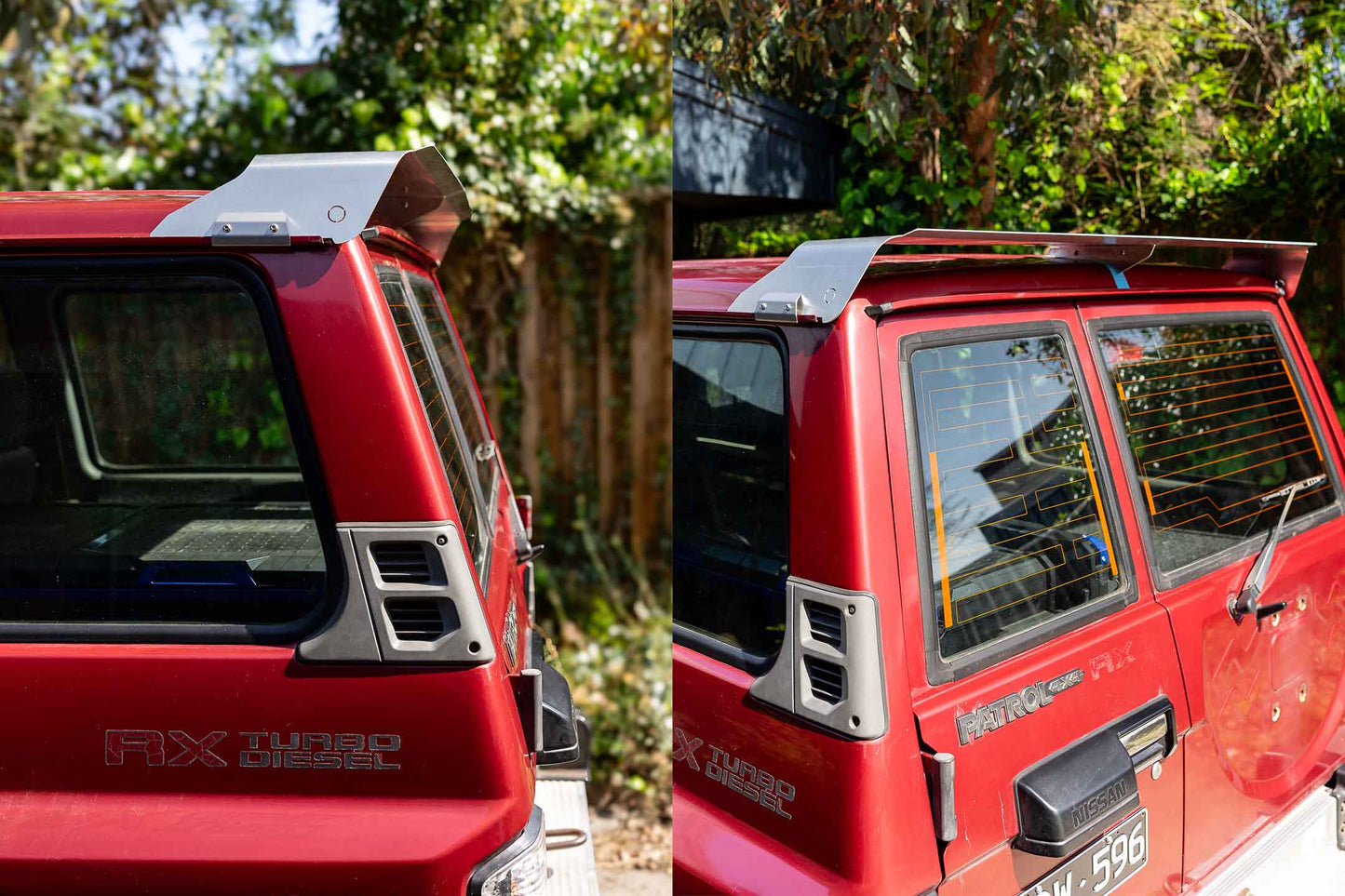 Nissan Y60 GQ Patrol Baja Roof Wing