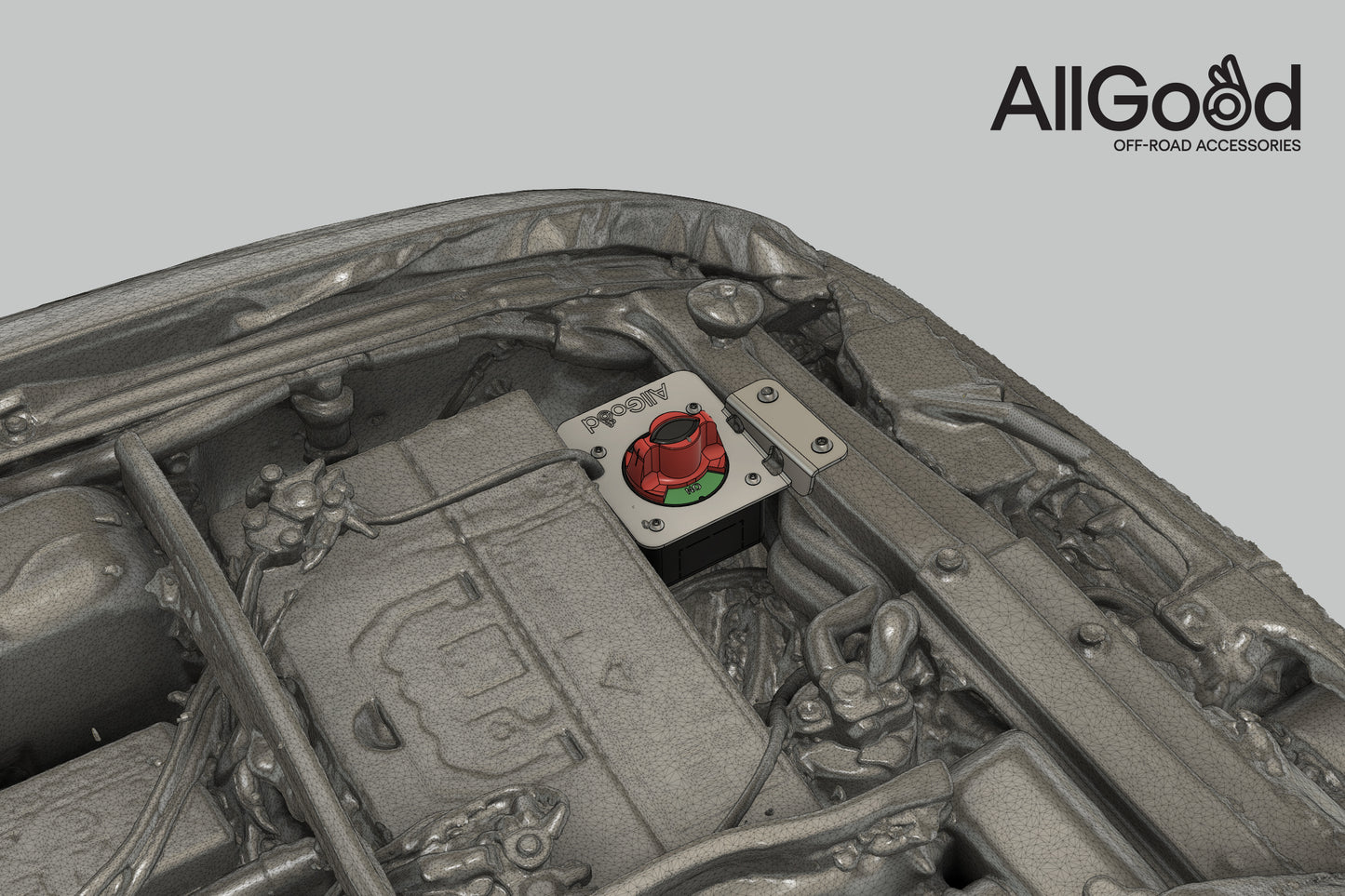 Toyota 80 Series Landcruiser Winch Isolator Bracket