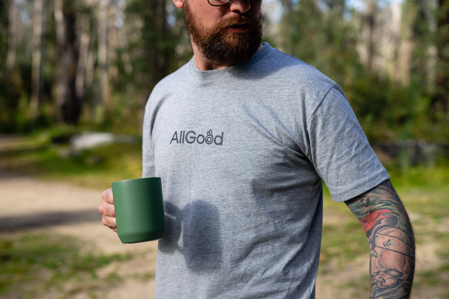 'All Good' Type Logo Tee